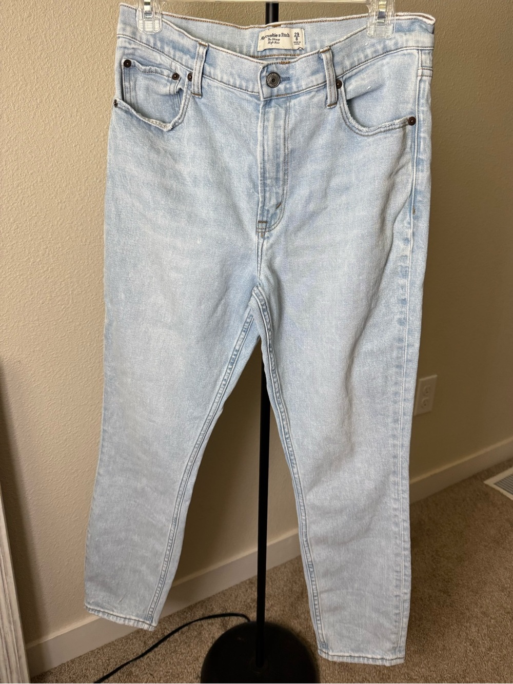 Abercrombie & Fitch Light Blue Women's Jeans